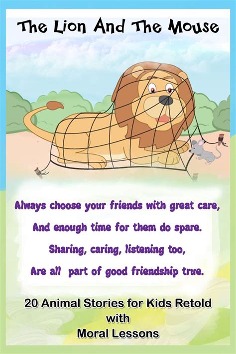 Moral stories for kids - The Lion and the Mouse | Moral stories for kids, Stories for kids ...