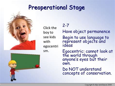 Piaget Preoperational Stage Examples