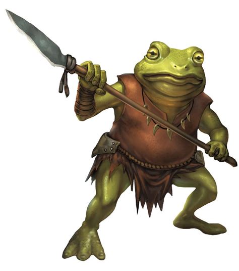 Bullywug (from the D&D fifth edition Monster Manual). Art by ...