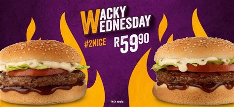 Steers Specials South Africa - Wacky Wednesday Steers Menu