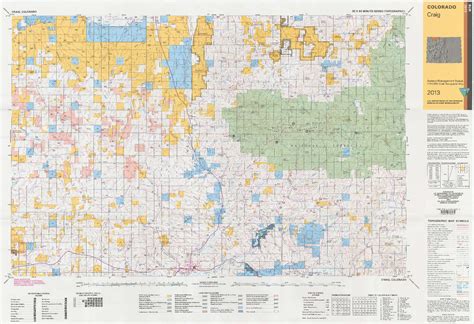 CO Surface Management Status Craig Map | Bureau of Land Management