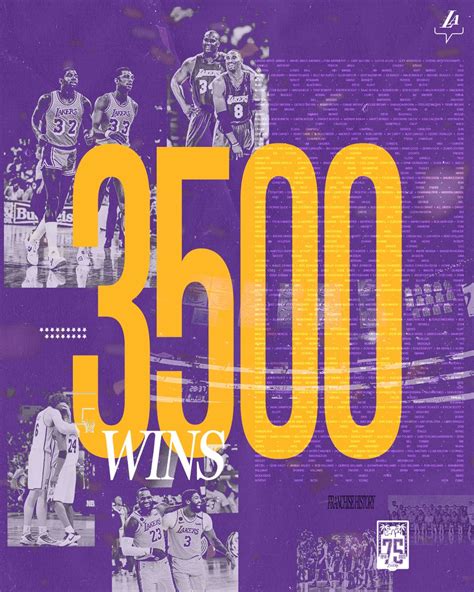 Los Angeles Lakers on Twitter: "Franchise history made tonight: 75 ...