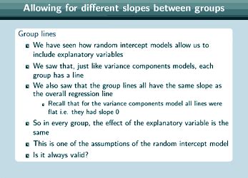 Random slope models | Centre for Multilevel Modelling | University of ...