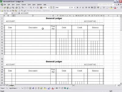 General Ledger Template | Excel Accounting Template