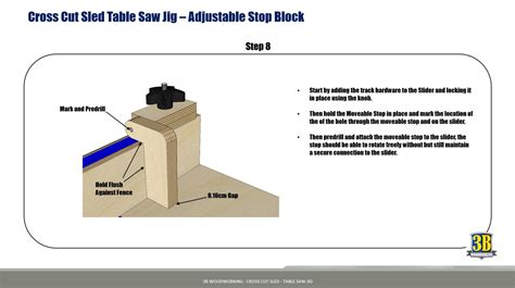 Crosscut Sled Plans Metric Build Plans /table Saw Jig / - Etsy