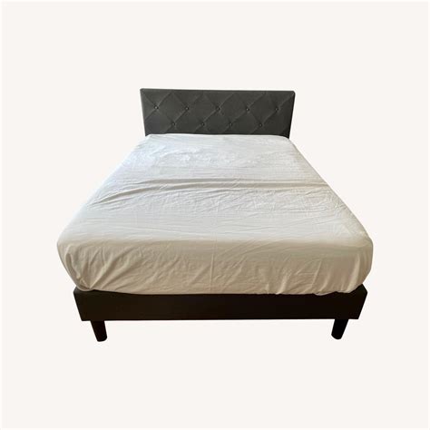 Zinus Upholstered Bed Frame - AptDeco