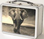 Metal Elephant Lunch Box - Stuff with Animals