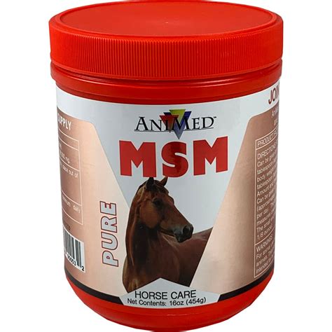 ANIMED PURE MSM POWDER SUPPLEMENT FOR HORSES