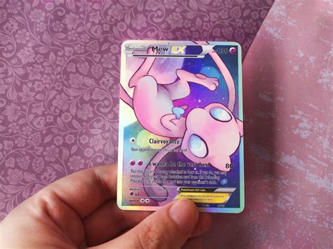 Holo Mew / Custom Holographic Pokémon Card / EX Card - Etsy