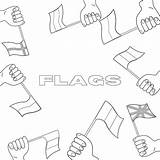 Flags Of The World Coloring Sheets  Pages Mimi Panda sketch template