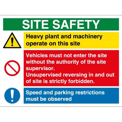 Site Safety Signs - from Key Signs UK