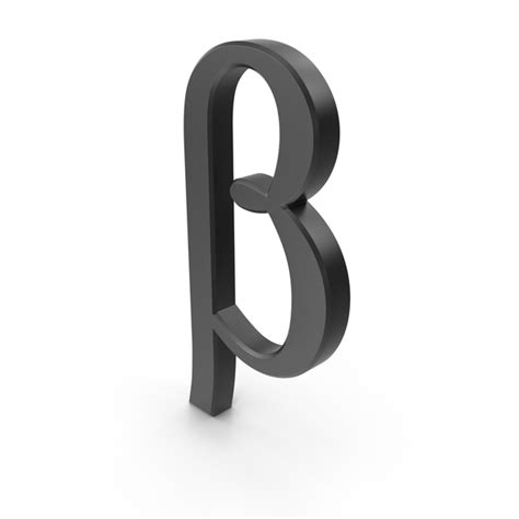 Beta Symbol Black PNG Images & PSDs for Download | PixelSquid - S11156872C