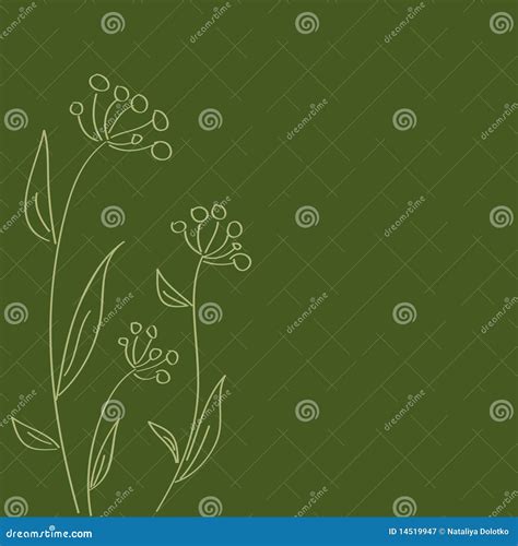 Vintage floral wallpaper stock vector. Illustration of beautiful - 14519947