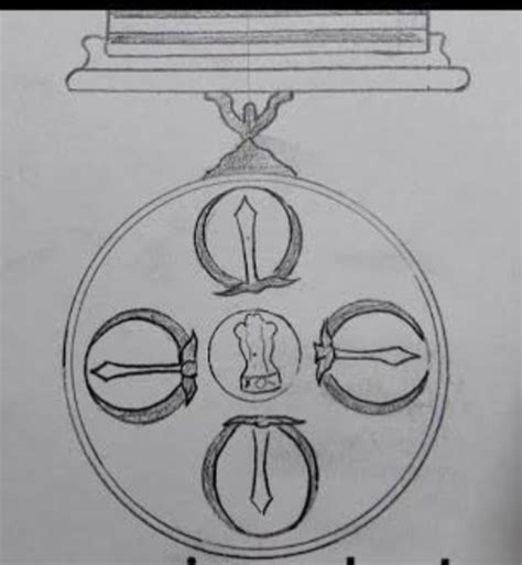 Param Vir chakra drawing – India NCC