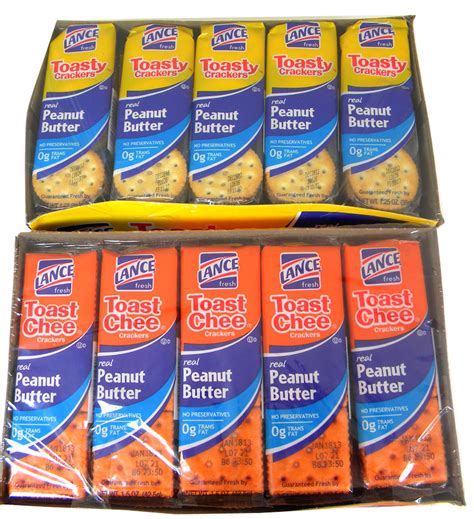 Lance Cheese Crackers 20ct - Peanut Butter