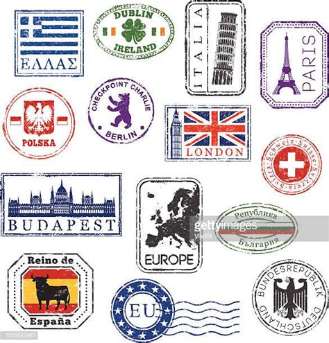 passport stamps line art - Google Search | Passport stamps, Travel stamp, Stamp