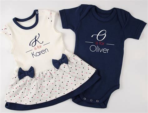 Twin Baby Clothes Twin Boy Girl Matching Outfits Set of | Etsy