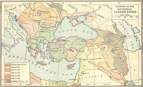 Ottoman Empire Growth Map (1355-1683) | Student Handouts