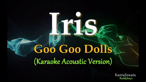 IRIS (Goo Goo Dolls) - Karaoke Acoustic Version - YouTube