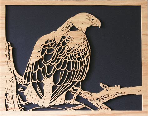 Eagle on a branch | Scroll saw patterns free, Scroll saw patterns, Scroll saw