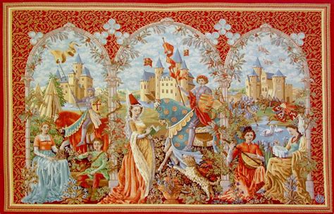 Medieval Tapestries Art | Textile Tapestry, Weaving, Wall Hanging