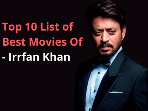 Top 10 List of Best Movies Of Irrfan Khan of All Time