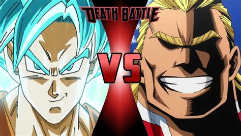 Goku vs. All Might by OmnicidalClown1992 on DeviantArt