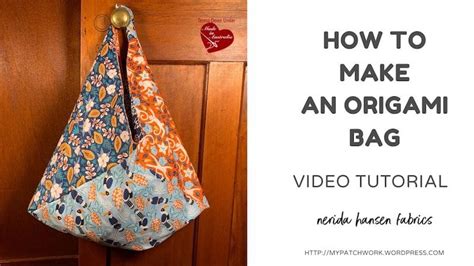 Origami bag tutorial – Sewn Up