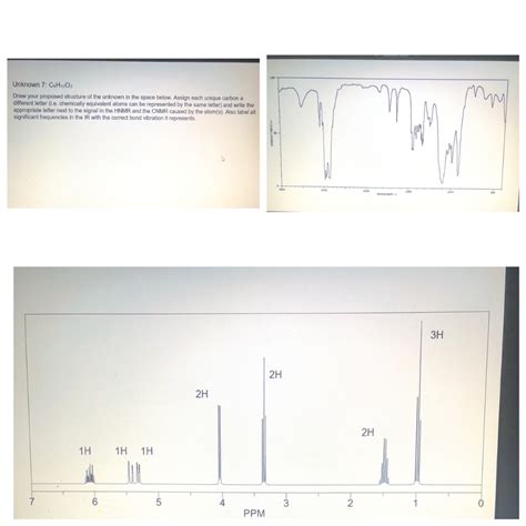 Solved Formula is C6H12O2. What is proposed structure based | Chegg.com