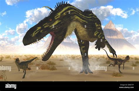 Dinosaur Hunting Ground Stock Photo - Alamy