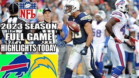 Chargers vs Bills [FULL GAME HIGHLIGHTS] WEEK 16 12/23/2023 | NFL ...