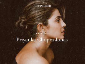 Actor Priyanka Chopra Jonas' memoir named 'Unfinished'