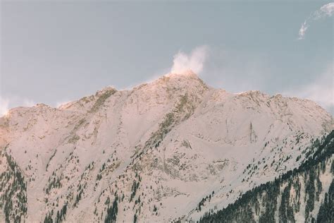 Snow Covered Mountain during Sunrise · Free Stock Photo