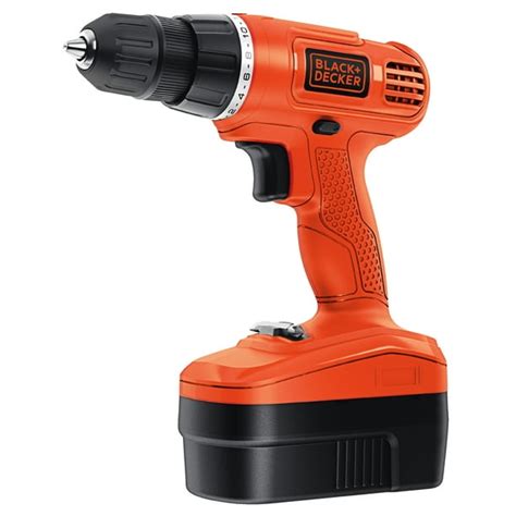 BLACK+DECKER 18-Volt Ni-Cad Cordless Drill-Driver, GC1801 - Walmart.com - Walmart.com