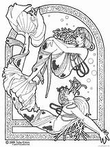 Fantasy coloring Pages Mermaid Coloring4free  Coloring4Freecom sketch template