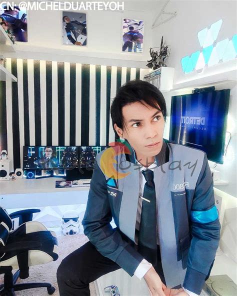 Detroit Become Human Connor Jacket Cosplay Costume for Sale