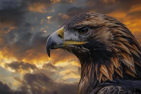 Golden Eagle Portrait Stock Photos, Images and Backgrounds for Free ...