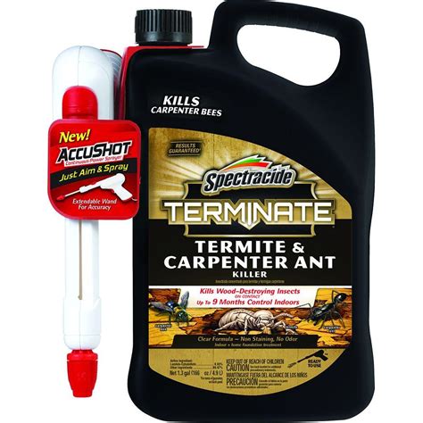 Spectracide Terminate 1.3 gal. AccuShot Ready-to-Use Termite and Carpenter Ant Killer Spray-HG ...