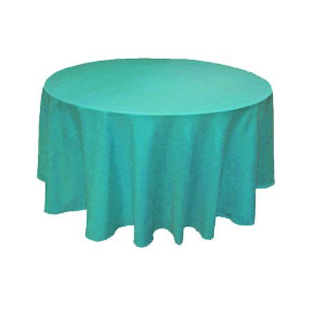 120" Polyester Teal Turquoise Tablecloth | Table cloth, Colorful table ...