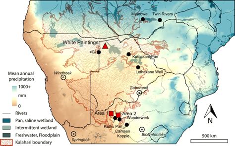 Kalahari Desert On A Map Of Africa - Winter Olympics Closing Ceremony 2024