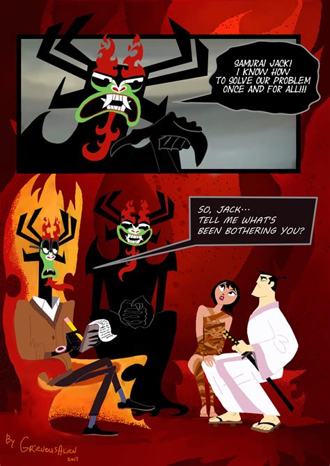 Aku Samurai Jack group therapy by GrievousAlien | Samurai Jack | Know Your Meme