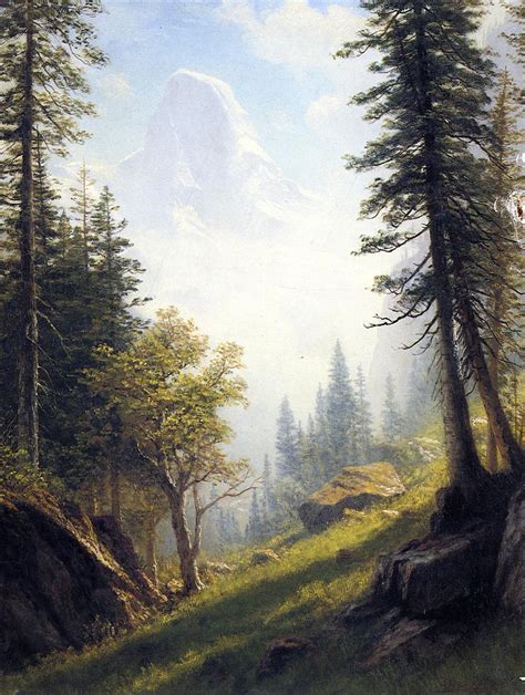 Among the Bernese Alps - Albert Bierstadt - WikiArt.org - encyclopedia of visual arts