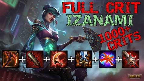 FULL CRIT IZANAMI BUILD!! Izanami ADC Gameplay | Smite Conquest - YouTube