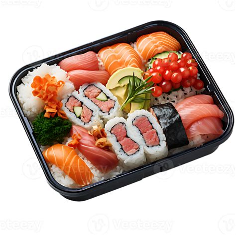 bento box on white background 28828266 PNG