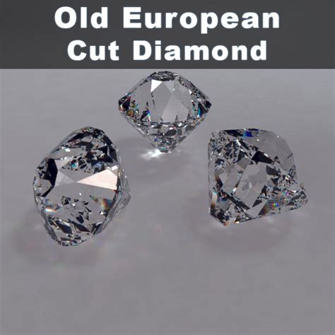 old european cut diamond 3d 3ds