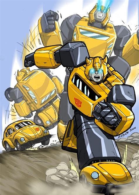 La transformación de Bumblebee de la serie animada. Transformers Design, Transformers Autobots ...