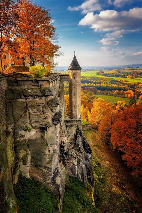 Castle Königstein, Saxon Switzerland National Park in Germany // Dirk Seifert #germany #saxon # ...