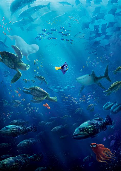 1242x2208 resolution | Finding Dory movie poster HD wallpaper ...