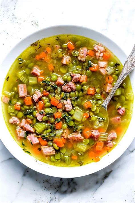 The BEST Split Pea Soup with Ham - foodiecrush.com