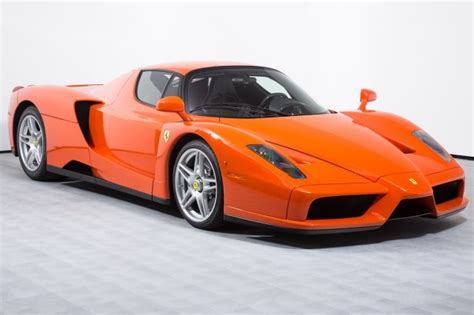 One-Off Rosso Dino Orange Ferrari Enzo Costs $3.7 Million - carscoops.com